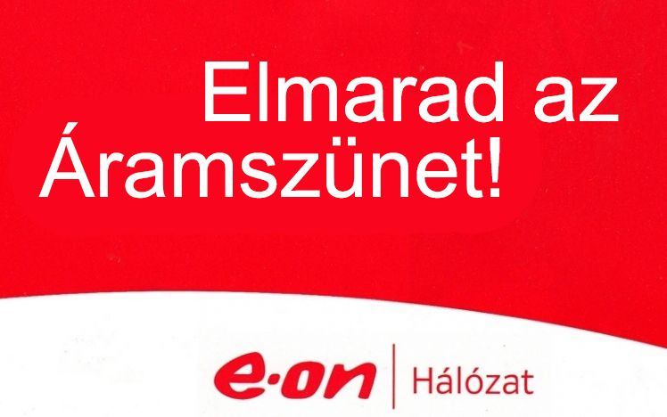 Elmarad az áramszünet