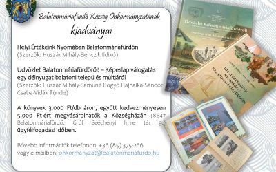 Balatonmáriafürdő Község Önkormányzatának kiadványai